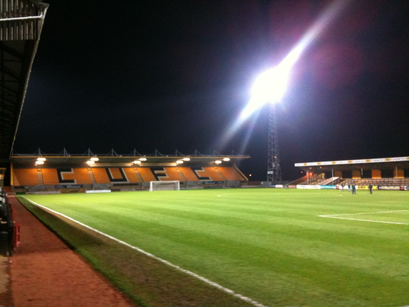 Abbey Stadium, home of Cambridge United