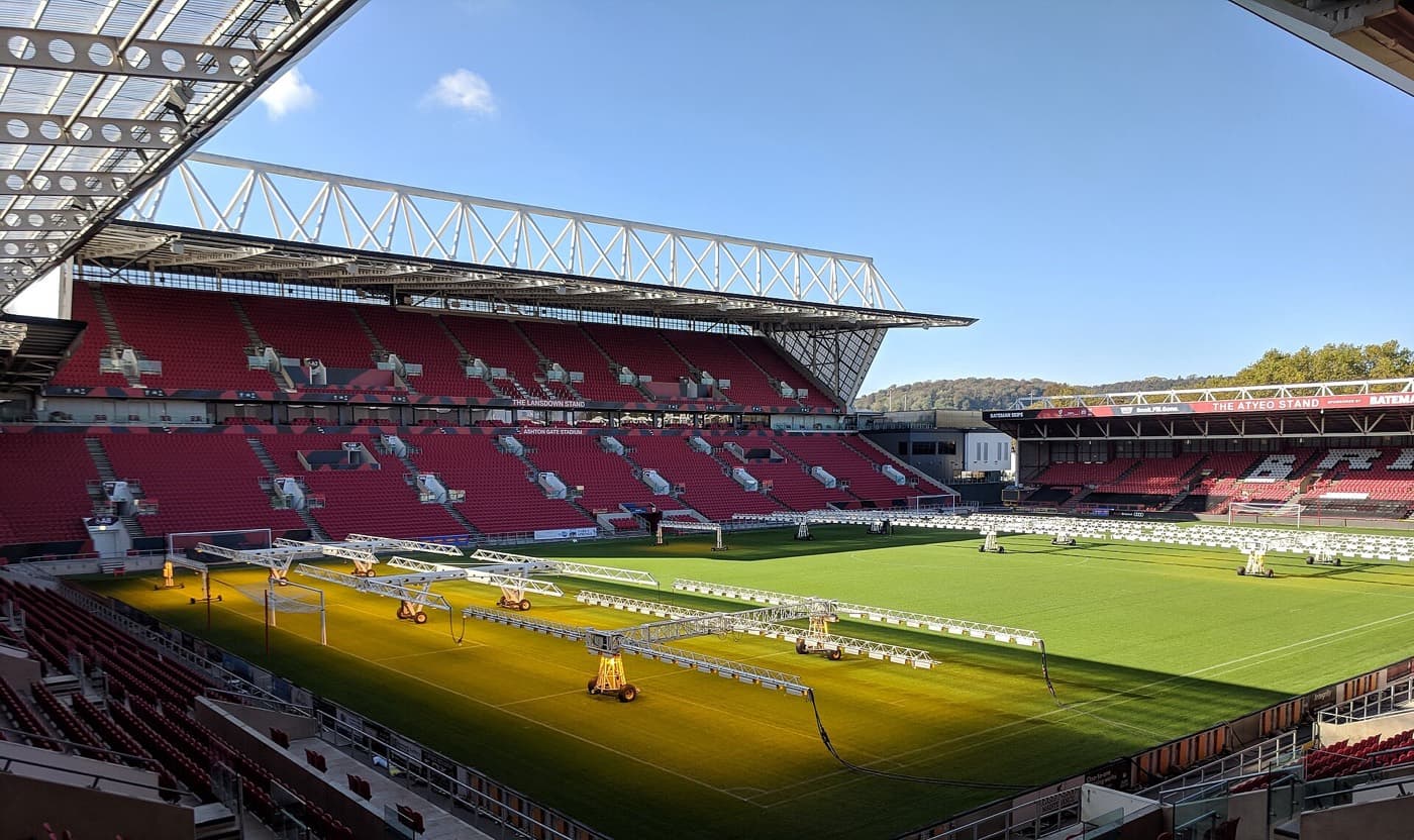 Ashton Gate, home of Bristol City