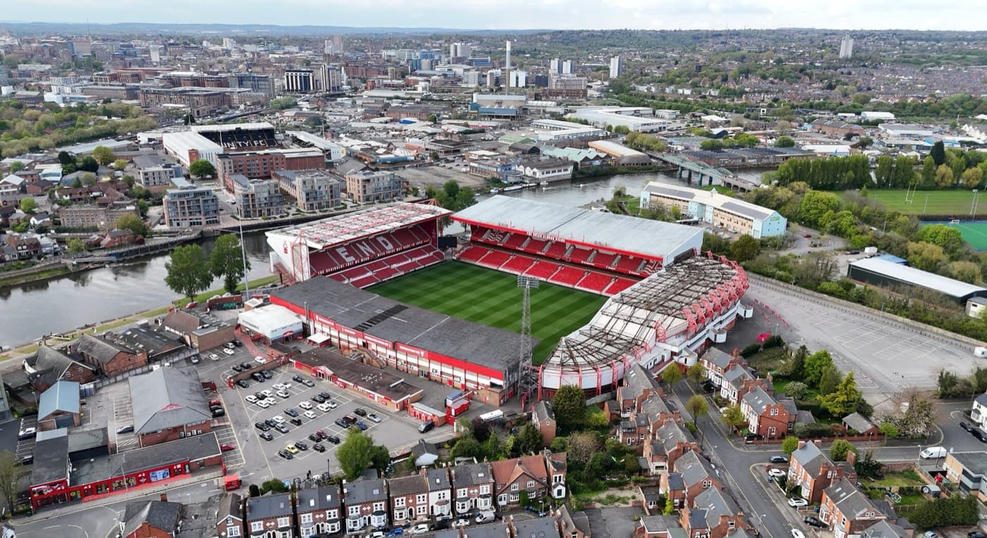 City Ground, home of Nottingham Forest