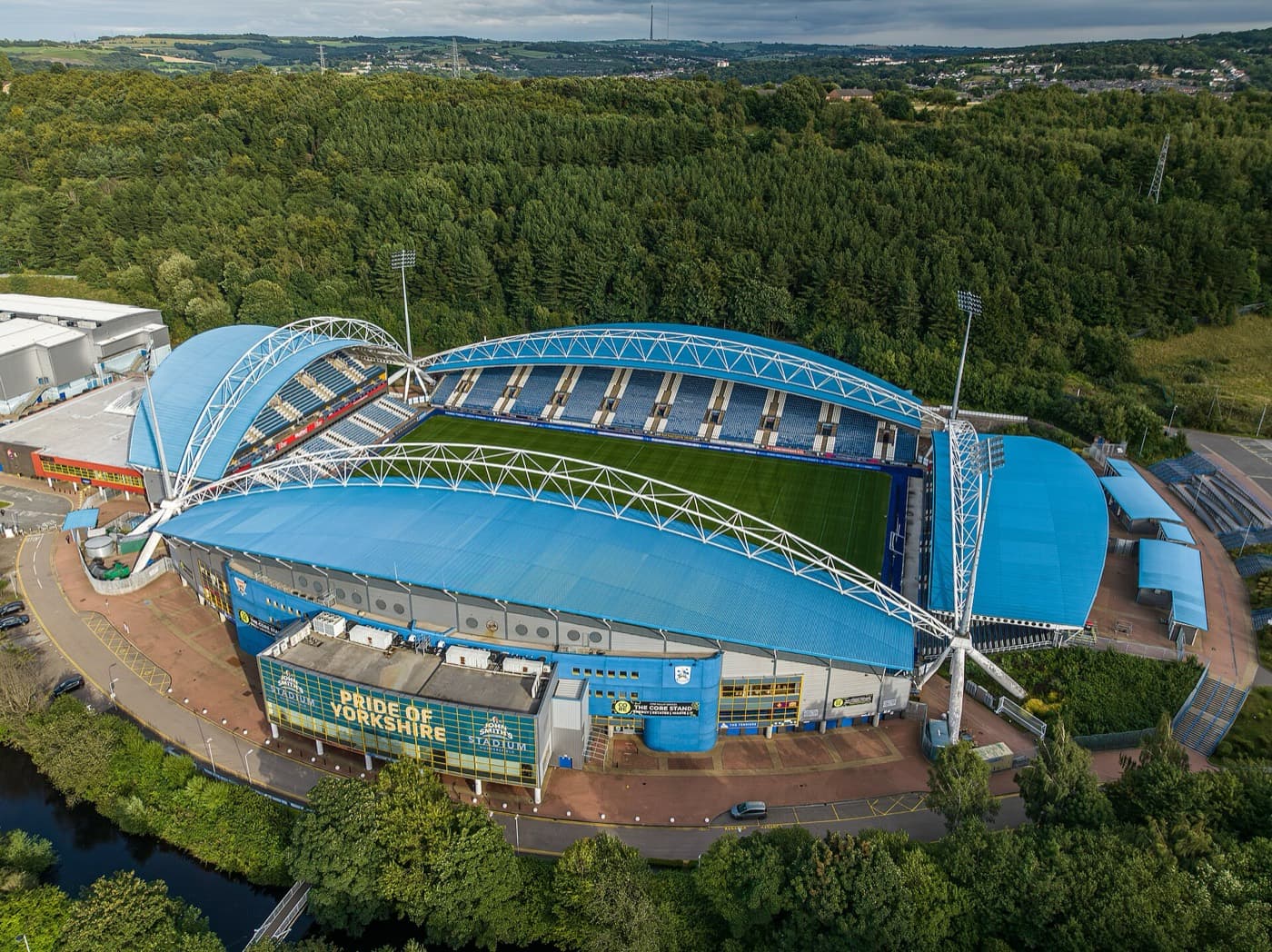 Kirklees Stadium, home of Huddersfield Town