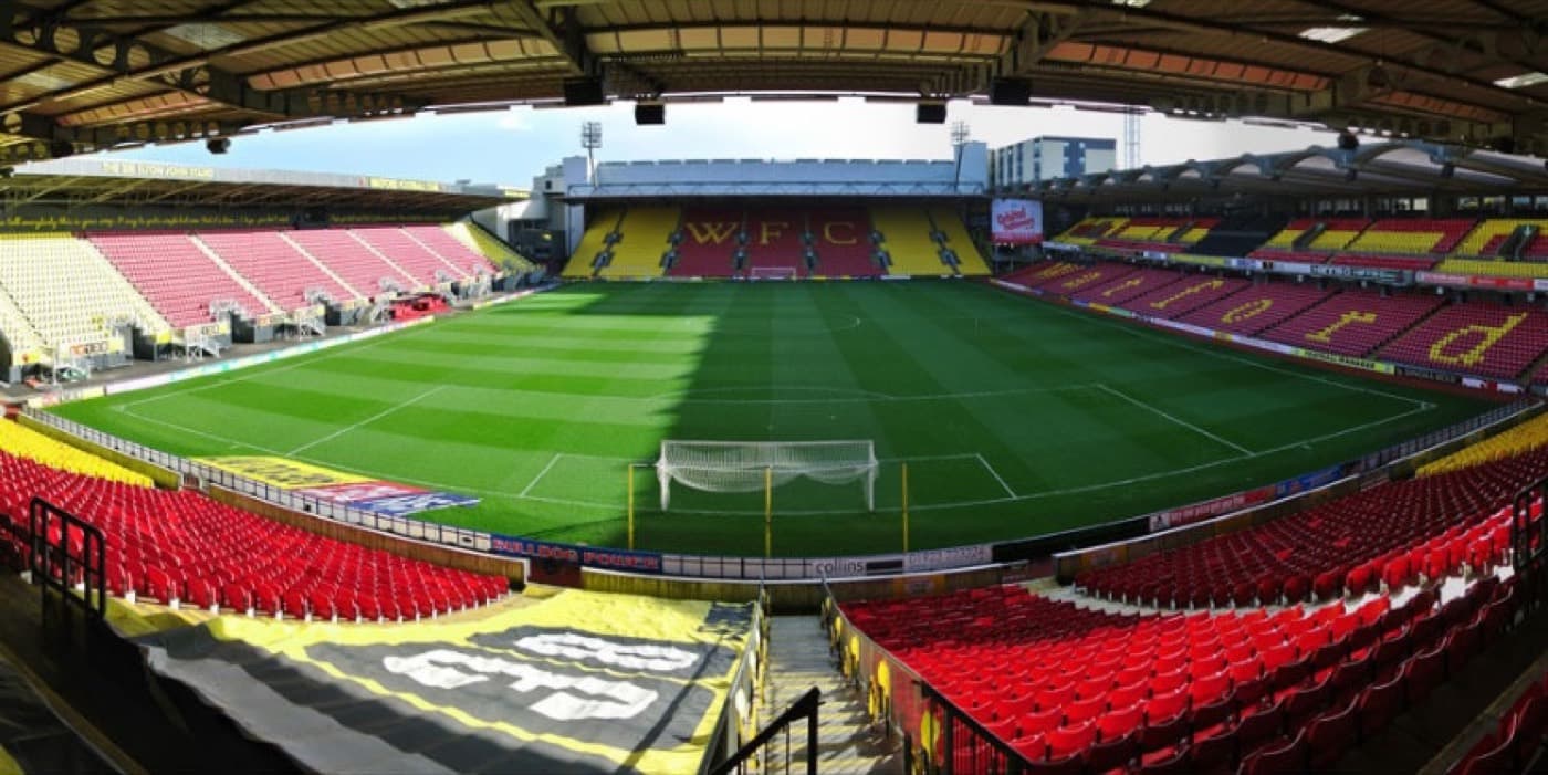 Vicarage Road, home of Watford